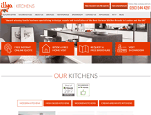 Tablet Screenshot of illyakitchens.com